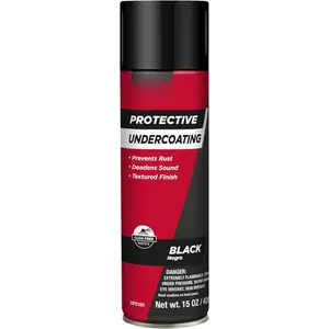 Undercoating Spray,  Protection Spray with Textured Finish & Anti-Rust Technology, Black
