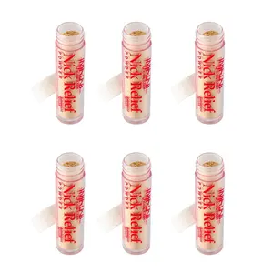 Infalab Nick Relief Styptic Powder 6 Count Pack Quick Nicks Relief On-the-Go Use Compact Emergency Powder