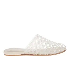 Dolce Vita Womens Ginna Jelly Mule Flats Casual - Clear