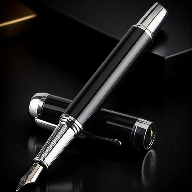 Non-Slip Rhombus Grip Ergonomic Pen, Refillable Eco-Friendly Design for Students & Professionals. Leak-Proof, Durable Metal Body with Engraved Craftsmanship. Ideal for Exams, Business, and Collectors. Smooth Writing, Portable & Reliable.