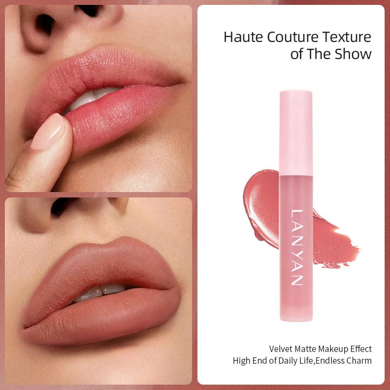LANYAN Super Stay Matte Ink Lipstick-soft velvetmatte & cheek stain withairbrushed finish & long-lastingcomfort-Sets Instantly