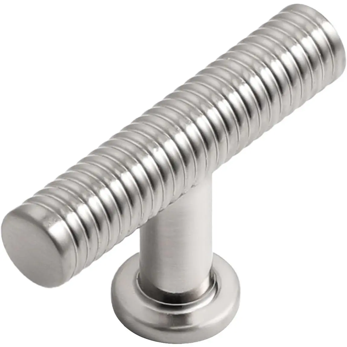 10 Pack Brushed Nickel Cabinet Knobs  Drawer Pulls Kitchen Cupboard Bathroom Dresser Cabinet Hardware Spiral Zinc Alloy