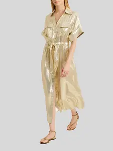 Perla Dress in Gold