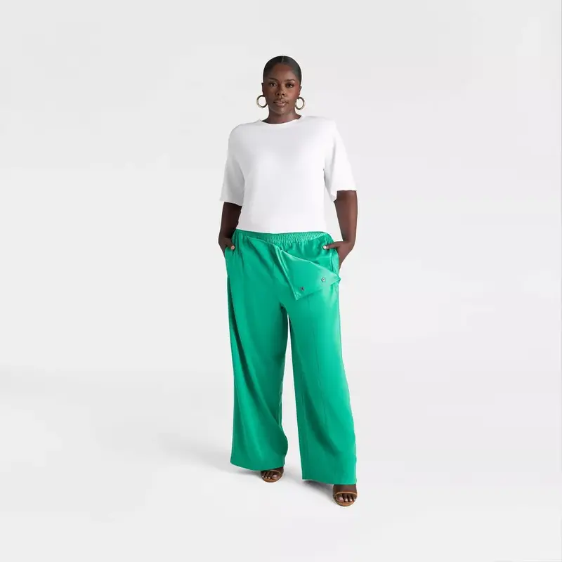 KBB by KAHLANA Women's Mid-Rise Straight Leg 'The Convertible Track Pant'