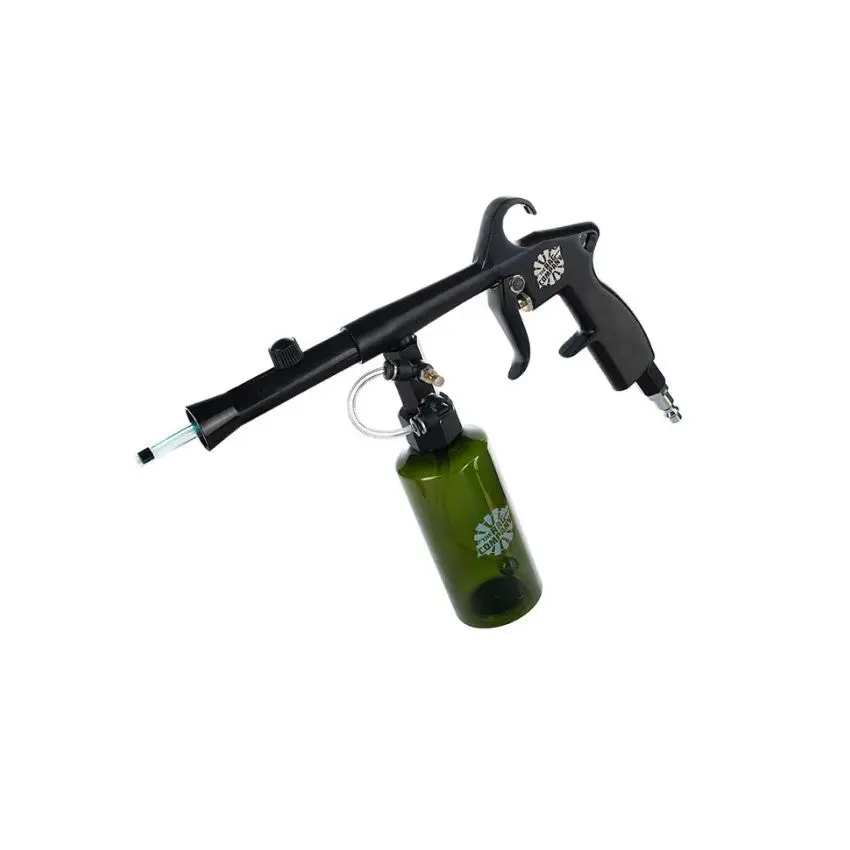 The Rag Company Ultra Air Spray Applicator Tool, Professional Airbrush Tool with Chemical Tube, Power Spray Gun for Vehicle Care, Chemical Chamber, Metal Body