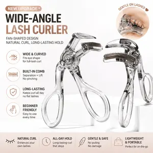 Professional Eyelash Curler – Wide Angle Natural Lift & Precision Root Curl for Perfect Lashes