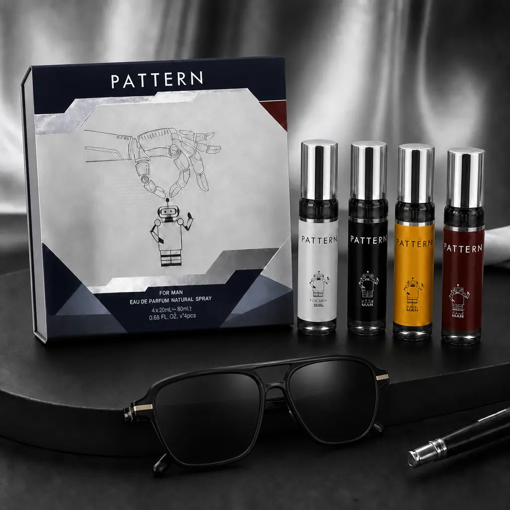 MYSTICAL PERFUME Men's Cologne Set, 4 Pack Eau de Parfum Spray 20ml Each, Long Lasting Fragrance Gift Set for Men, Travel Size Perfume Collection