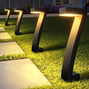 4-pack solar pathway lights for outdoor walkways, upgraded bright LED outdoor solar lights, suitable for outdoor use, IP65 waterproof solar garden lights, suitable for courtyards, driveways, walkways, landscaping, and courtyard decoration.