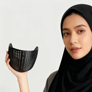 Portable Lazy Hair Tie, Women's Favorite Hair Accessory, Multi-Scene Fit Muslim Headscarf Holder, Adjustable Headband, Nylon Material, Comfortable Wear, Pull Headband