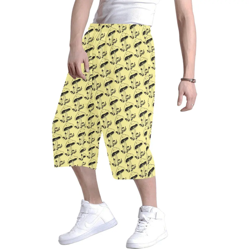 country cream shroom baggie shorts