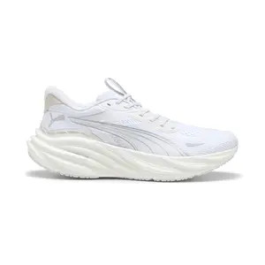 PUMA Mens Magnify Nitro 3 Running Sneakers Shoes - White