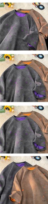 Ripped Short Sleeve T-shirt Loose Round Neck Half Sleeve