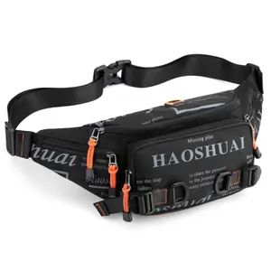 Fanny Pack Belt Waist Bag for Men &Women Unisex Waterproof Hip Pack with Headphone Jack and Zipper Adjustable Strap Running Pack for Outdoors & Gym Sporty Pocket Design Volleyball Accessories