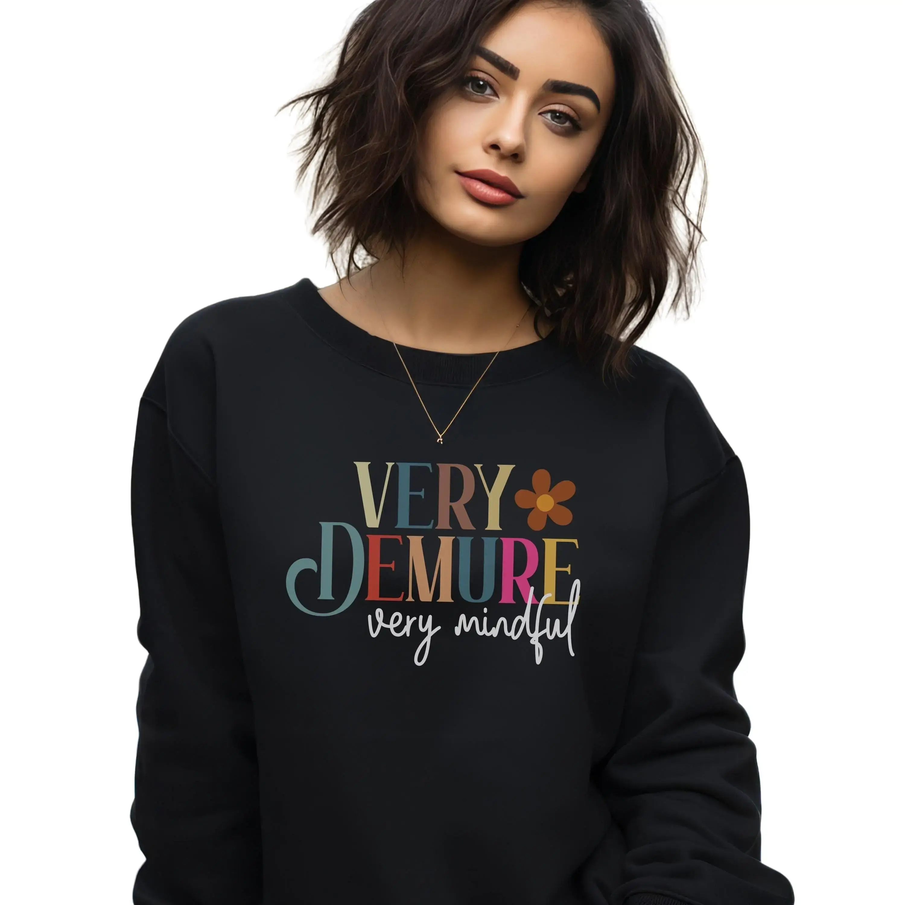 Very Demure Very Mindful Sweatshirt, State of Mind Apparel