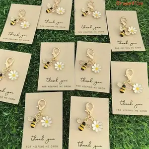 10 Keychain Thank You Cards Gift • Inspirational Friendship Gift • Valentine's Day Gift • Christmas Fun Little Item • Affordable Product • Unique Piece • Charming Keychain