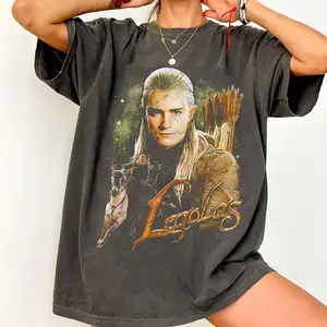[Sale Up To 40%] Orlando Bloom Vintage Tshirt, Lotr Legolas Retro Shirt, Orlando Bloom Fan Gift, Retro Bootleg Shirt, Gift For Him Her