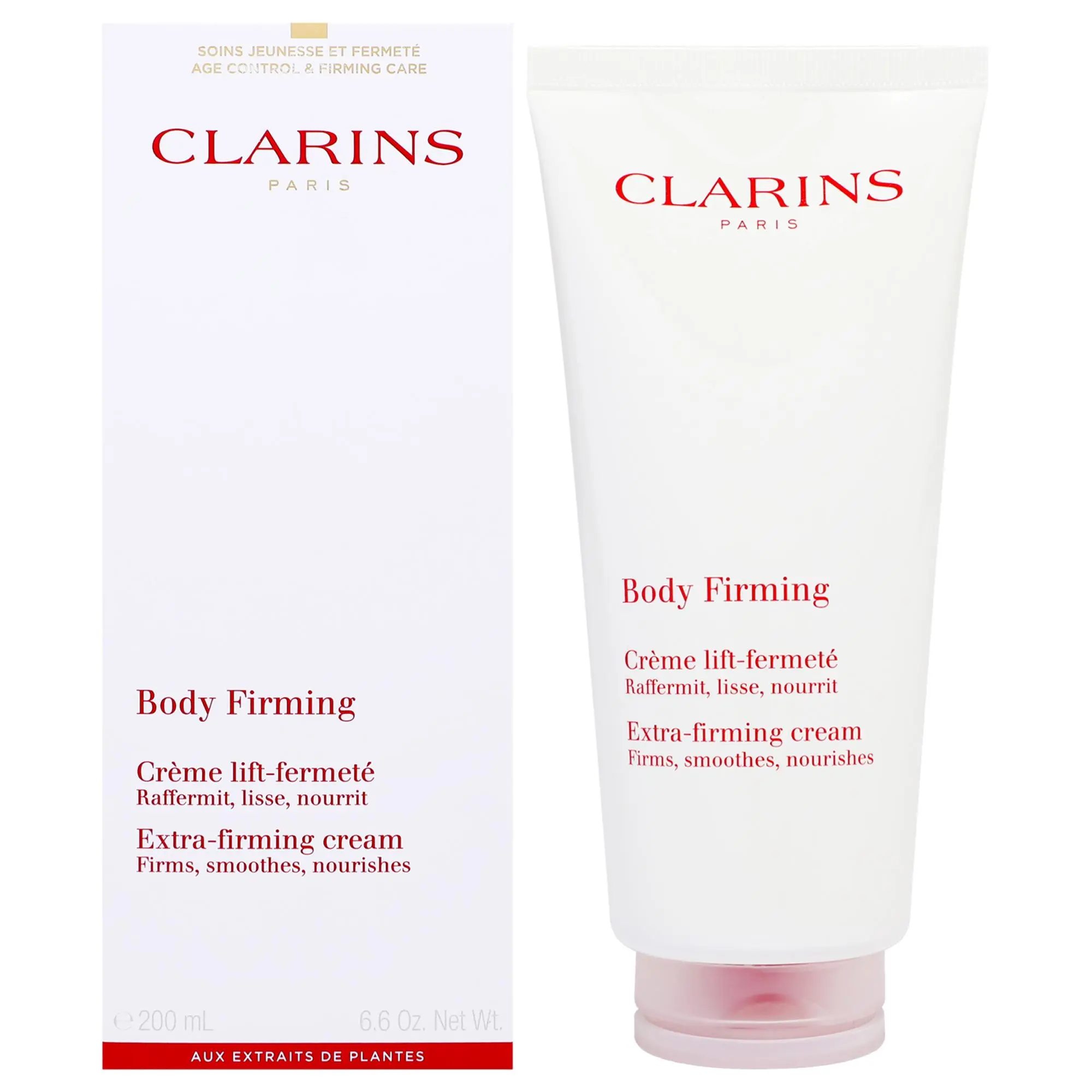 Clarins Extra-Firming Body Cream for Unisex - 6.6oz Daily Body Care Moisturizer for Smooth Skin