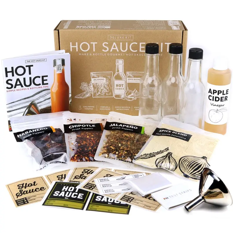 Deluxe Hot Sauce Making Kit: Fun Father's Day Gift