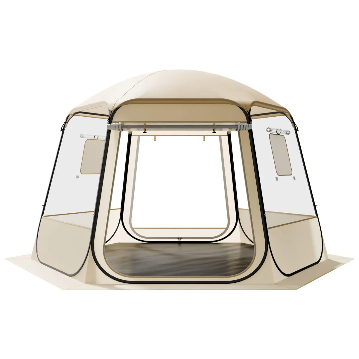 Aobtkel Transparent Bubble Tent 8-10 Person Pop Up Igloo Dome with 540 °   Panoramic View Dual Roll-Up Windows Ventilation Privacy Clear Camping Shelter for Backyard Garden Patio Outdoor Stargazing Family Gatherings Gift