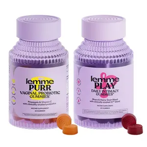 The Bedroom Bundle - Lemme Purr & Play Bundle - Play and Vaginal Probiotic Gummies for Women (60ct Each) The Bedroom Bundle - Lemme Purr & Play Bundle - Play and Vaginal Probiotic Gummies for Women (60ct Each)