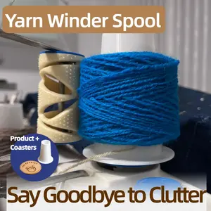 2PCS Yarn Winder Spools, Yarn Holder, Smooth & Jam-Free, Knitting Yarn Ball Organizer, Tangle-Free Solution for Yarn Storage, Knitting Accessories