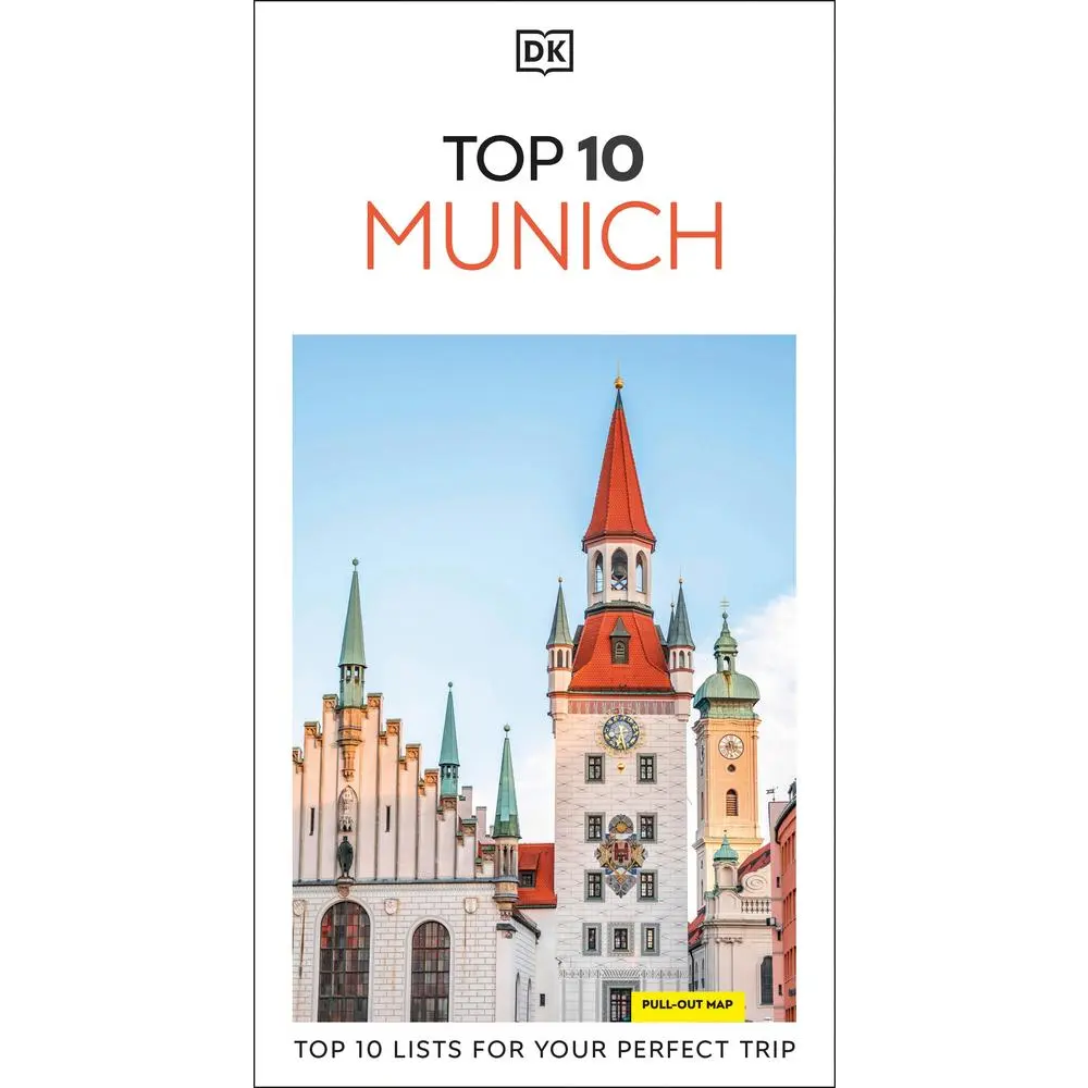 USED Book - DK Top 10 Munich: Top 10 Lists for Your Perfect Trip, Plus an All-Weather Folded Map by Dk Travel (Paperback) - english
