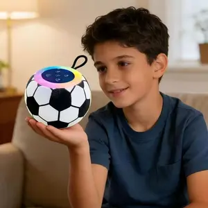 Mini Football Bluetooth-compatible Speaker, Portable Subwoofer, High Fidelity Sound, TF Card Playback, Ideal for Football Parties, Outdoor, Picnic, Camping, Gift