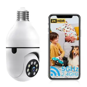 Wireless Bulb Security Camera, 1080P HD  WiFi Wireless Surveillance Camera, Motion Detection, Two-Way Audio – Easy-to-Install WiFi Home Security Camera