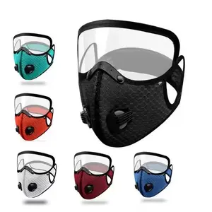 Carbon Filter Dust Mask Breathable | Reusable Detachable Adjustable | For Running Workout Motorcycle Gardening