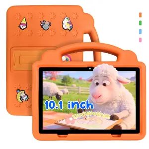 10.1 Inch Android Educational Learning Tablet Student Tablets with 5g WiFi, Dual HD Cameras, Parent Management Lock, Shockproof Case, Stylish blue and pink color options available, an ideal gift for Christmas, birthdays and all festivals.