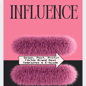 Influence=Income E-Guide and Templates
