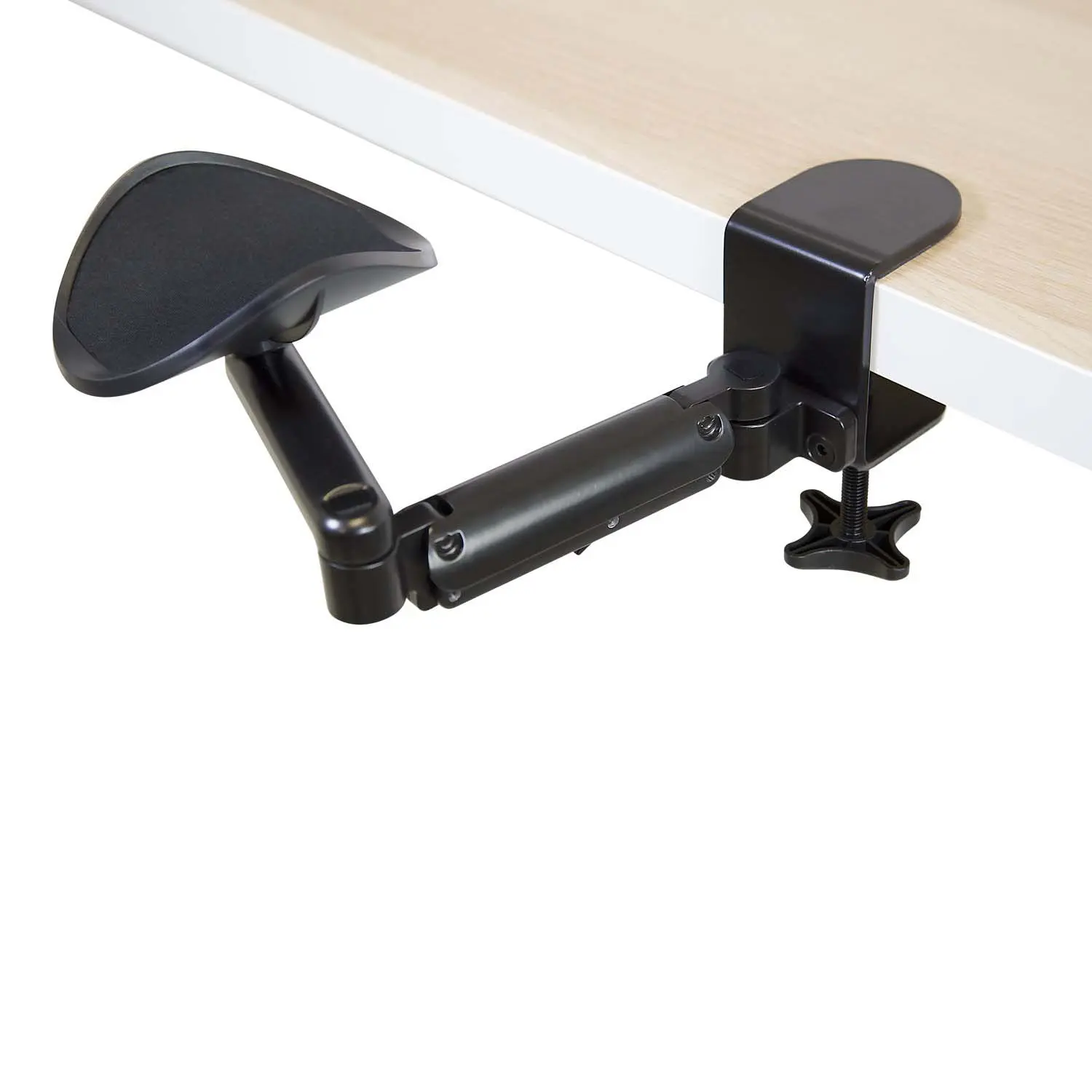 Mount-It! Adjustable Desk Arm Rest, Clamp-On Ergonomic Forearm Support, 360° Swivel, Height Adjustable Elbow & Wrist Support