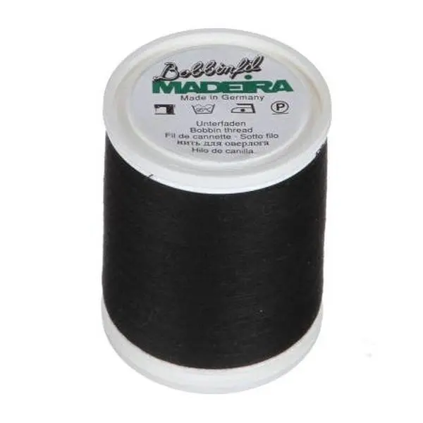 Bobbinfil Black Polyester Bobbin Thread 70wt 1650yds