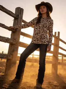 Cowboy Camo Mesh Top