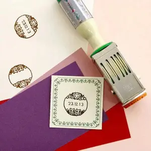 Sanby Yumi Kitagishi Date Stamp - Twin Cats