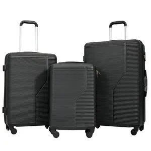 20/24/28 inch 3-piece ABS scratch resistant, universal wheel sliding TSA lock safe, hard case scratch resistant, lightweight and not bulky, travel loading super awesome, multi color and multi style online