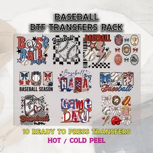 Baseball DTF Transfer, Baseball DTF Bundle, Baseball DTF Prints, Ready to Press, Dtf Grab Bag, Baseball Shirt Transfer, Baseball Mama Dtf