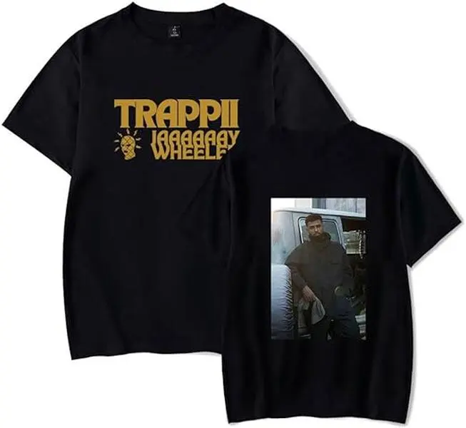 Jay Wheeler TRAPPii Tour T-Shirt Women Men Summer Classic Crewneck Short Sleeve Tee