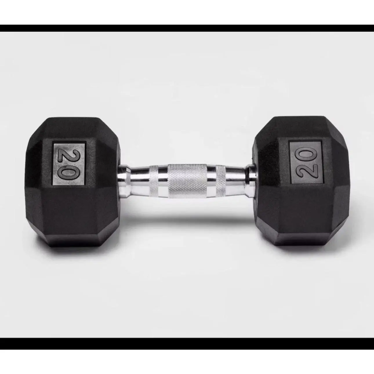 20 lbs Hexagonal Dumbbell for Home Gym - Durable and Comfortable Design - Ideal for Strength Training and Fitness