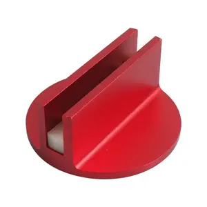 Large Universal Aluminum Slotted Grooved Magnetic Jack Pad, Frame Rail Protector Compatible with Most Jacks and Cars, Use for Car SUV Truck Pickup Maintenance,Repair and Tire Replacement