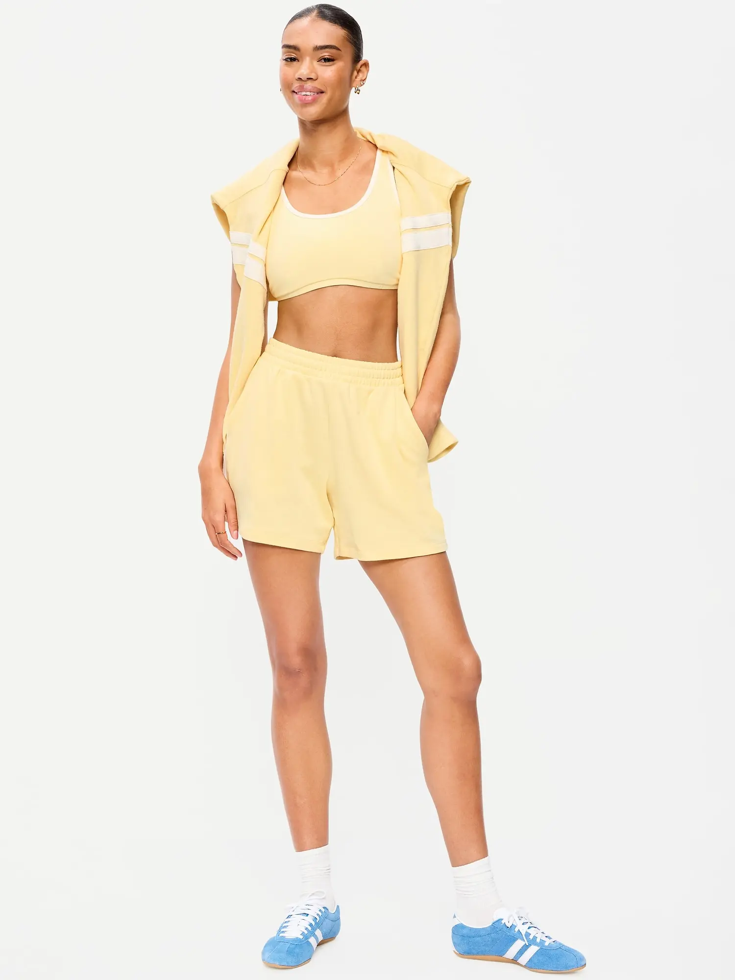 Old Navy Women's High-Waisted Pull-On Shorts -- 5-inch inseam