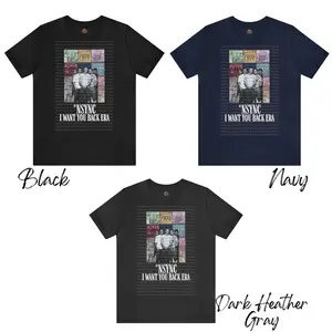 DARK color NSYNC | NSYNC The Eras | Unisex Jersey Short Sleeve Tee