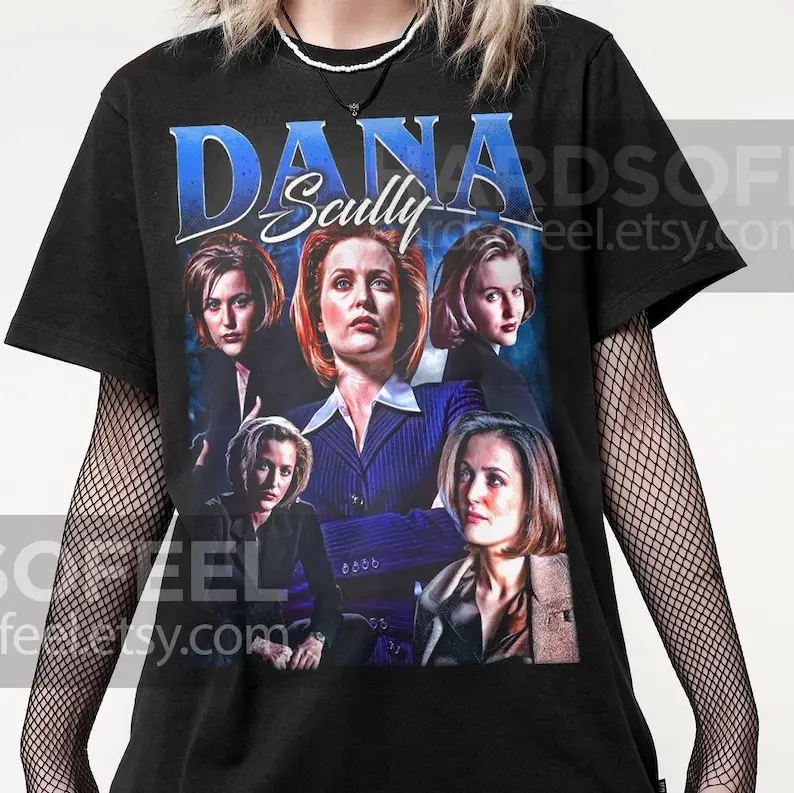 Dana Scully Unique Vintage T-Shirt, Gift For Women and Man Unisex T-Shirt