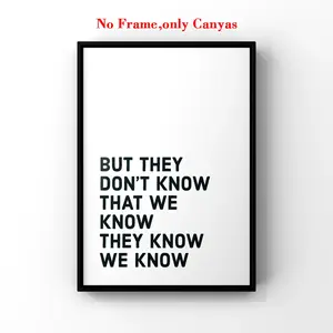 Wall Art Quote Poster, Fun TV Quotes Print, Friends Quote Prints, Interesting Art with Sayings, Perfect for Bedroom and Living Room, Home Decor Accessory