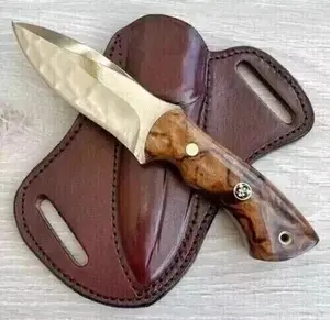 Custom Handmade D2 Steel Fixed Blade Hunting Knife - 9 Inch hand Forged Full Tang Knives For Hunting, Outdoor Camping Knives