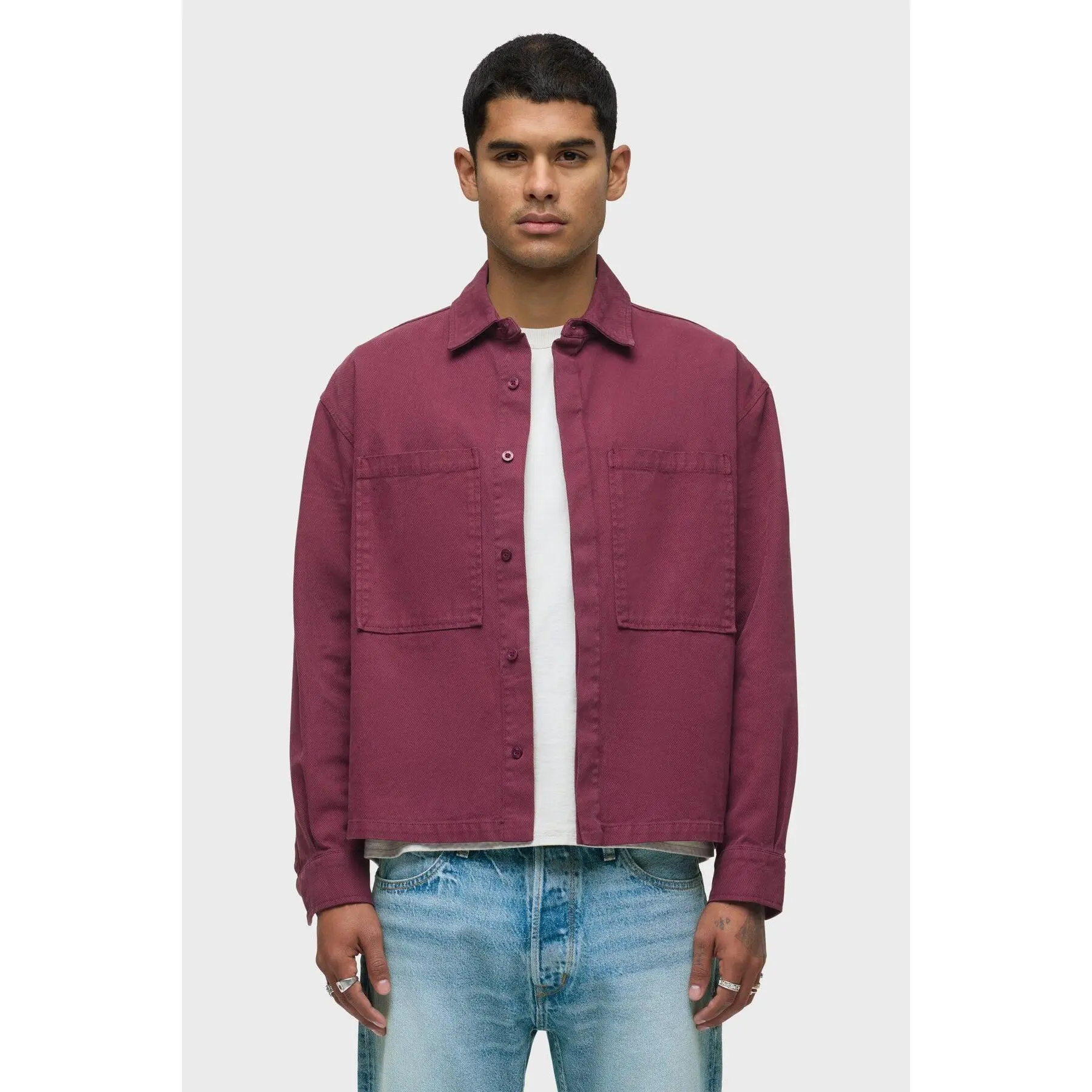 Relaxed Long Sleeve Overshirt Relaxed Long Sleeve Overshirt
