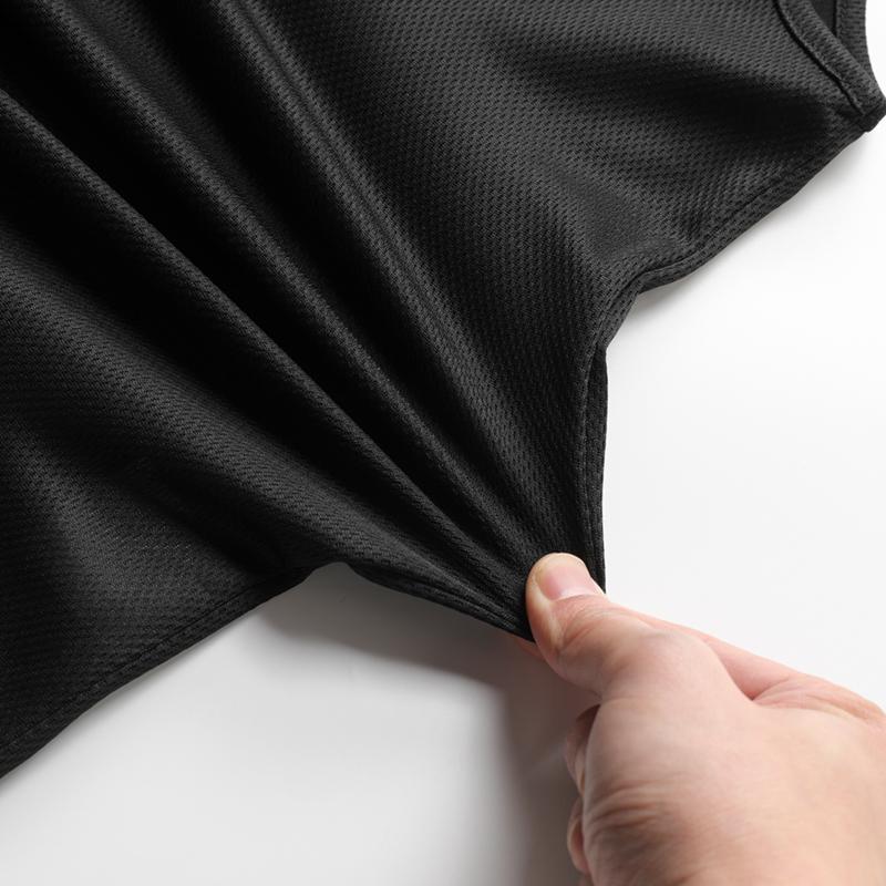 6pcs Set Summer Ice Sliky Fiber Fabric Men's Sleeveless T-Shirt Sports Quick-Dry Vest New Breathable Stretch Tank Top