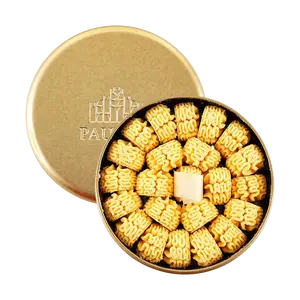 Paul Kei Macau Butter Cookies Original Flavor 198g - Authentic Macau Souvenir, Popular Hong Kong Snack, Crispy Shortbread Biscuits