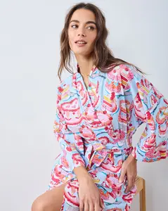 Vintage Cakes - Long Robe - Blue Buttercream
