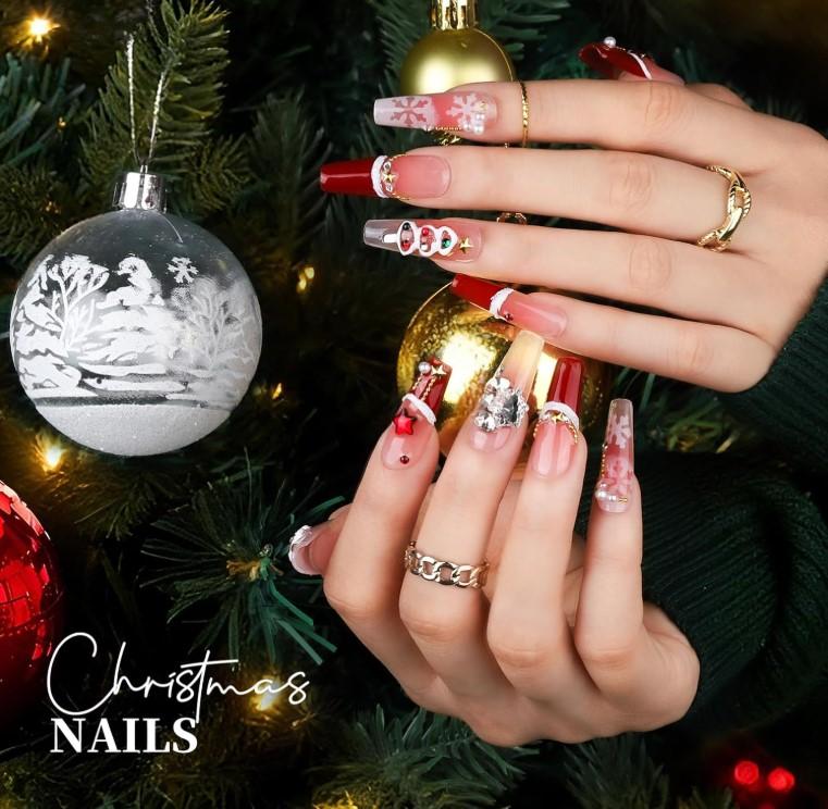 600 Pcs Clear Coffin Nail Tips, Acrylic Nail Kit, Clear Press On Nails, Long Fake Nails Coffin Nail Tips Full Cover, Acrylic Nail Clipper Nail Stand for Nail Extensions